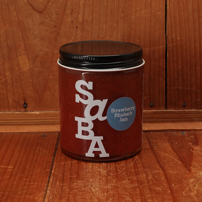 Saba Jam Strawberry Rhubarb - 8oz