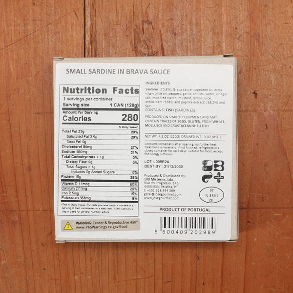 ABC+ Petingas Bravas Small Sardines in Red Pepper Sauce - 120g