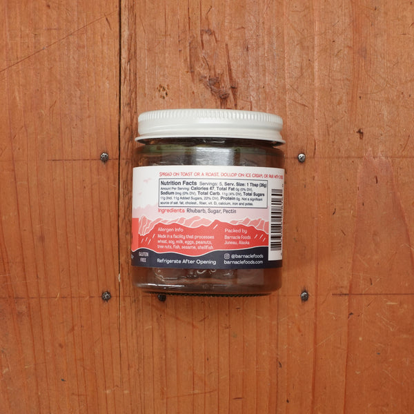 Barnacle Alaskan Rhubarb Jam - 4.6oz