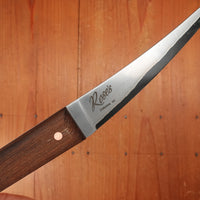 Silverthorn 6" Boning San Mai Stainless Clad O1 Carbon Steel USS N. Carolina Deck Teak Handle