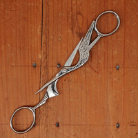 Ernest Wright Antique Stork Embroidery Scissors - Carbon Steel