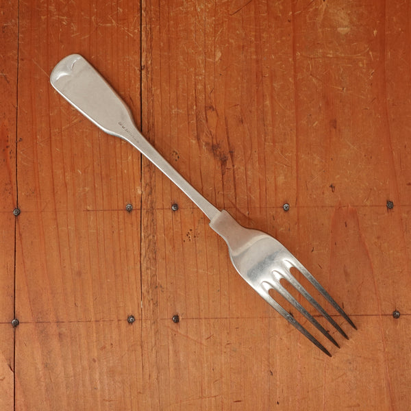 Old English Fiddle Table Fork Stainless Yorkshire Rose Tumbled Finish