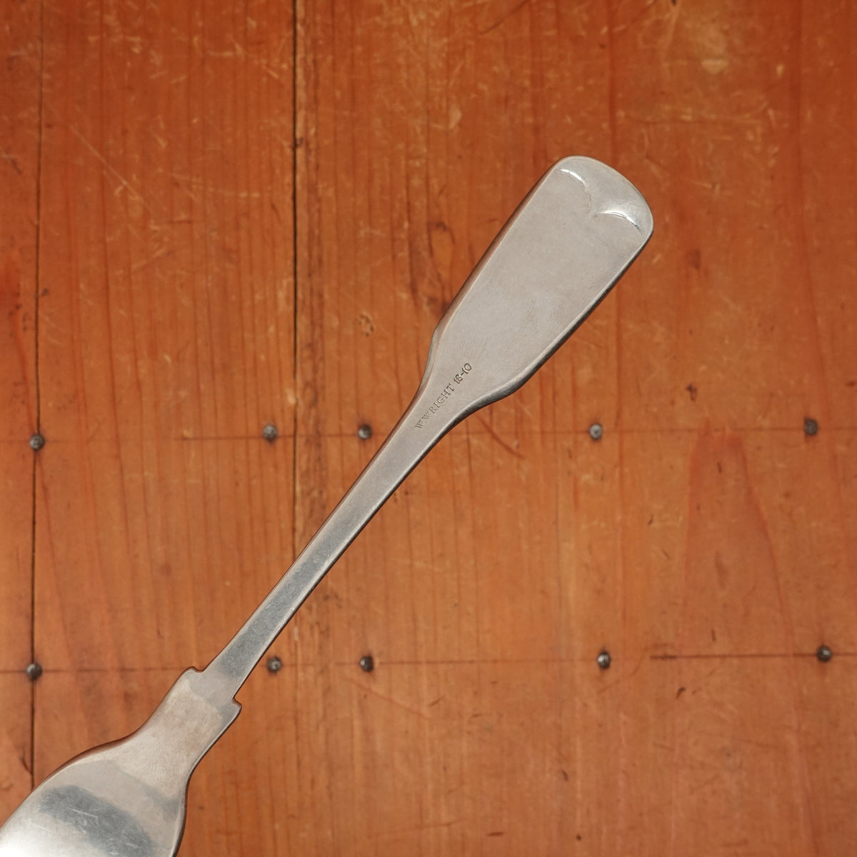 Old English Fiddle Table Fork Stainless Yorkshire Rose Tumbled Finish