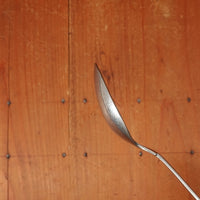 Old English Fiddle Dessert Spoon Stainless Yorkshire Rose Tumbled Finish