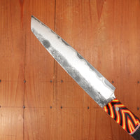 Silverthorn 6" Petty Knife Nashiji Kurouchi San Mai Stainless Clad O1 Carbon Steel G10s