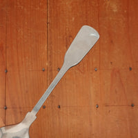 Old English Fiddle Dessert Spoon Stainless Yorkshire Rose Tumbled Finish