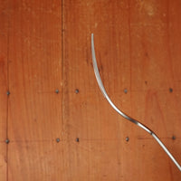 Old English Fiddle Dessert Fork Stainless Yorkshire Rose Tumbled Finish