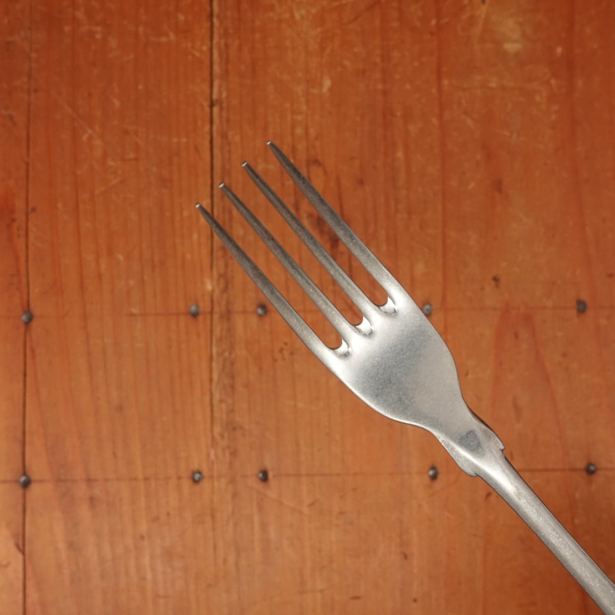 Old English Fiddle Dessert Fork Stainless Yorkshire Rose Tumbled Finish