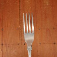 Old English Fiddle Dessert Fork Stainless Yorkshire Rose Tumbled Finish