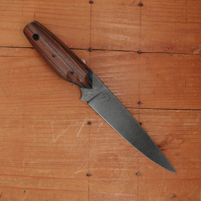 Alma Knife Co. 135mm Brisket Trimmer Hankotsu 52100 Rosewood Handle