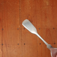 Old English Fiddle Coffee Spoon Stainless Yorkshire Rose Tumbled Finish