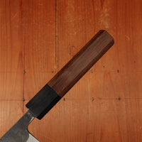 Shiro Kamo 135mm Petty Stainless Clad Aogami Super Oct Red Ebony