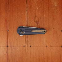 Benchmade 491 Lowden Spear Point Stainless Steel AXIS® Lock Crater Blue Handle