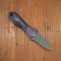 Alma Knife Co. Carolina Shucker N690 - Purple-dyed Spalted Tamarind