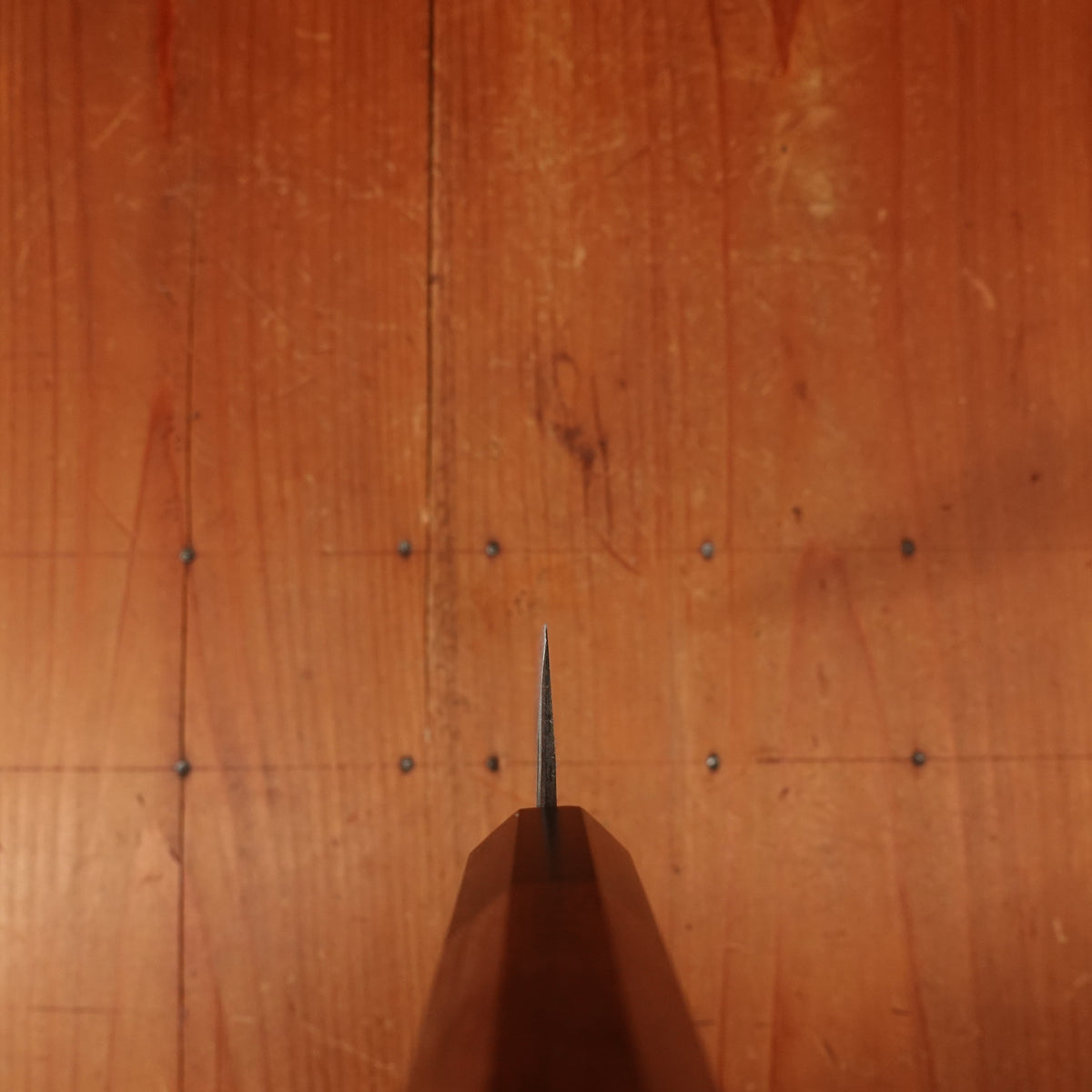 Shiro Kamo 135mm Petty Stainless Clad Aogami Super Oct Red Ebony