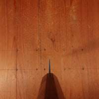 Shiro Kamo 135mm Petty Stainless Clad Aogami Super Oct Red Ebony