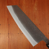 Shiro Kamo 180mm Bunka Stainless Clad Aogami Super Oct Red Ebony