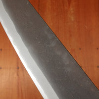 Shiro Kamo 180mm Bunka Stainless Clad Aogami Super Oct Red Ebony
