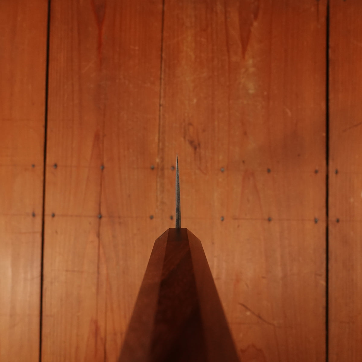 Shiro Kamo 210mm Gyuto Stainless Clad Aogami Super Oct Red Ebony