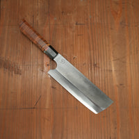 Alma Knife Co. 150mm Nakiri 26c3 Nashiji Wa Red Bethlehem Olive