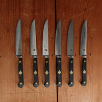 Friedr Herder Pikas Forged Stainless POM Steak Knife Set - 6 Pieces
