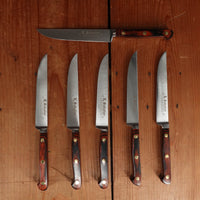 K Sabatier Auvergne Stainless Steak Knife Set  - 6 Pieces