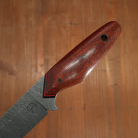 Alma Knife Co. 135mm Brisket Trimmer / Hankotsu 52100 Bloodwood G10
