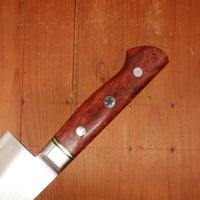 New Old Stock Hiro 180mm Santoku Stainless Clad Aogami 2 Quince Western Handle