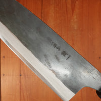 Tosa 210mm Gyuto Kurouchi Stainless Clad Aogami 1 Octagonal Red Sandalwood Pakka