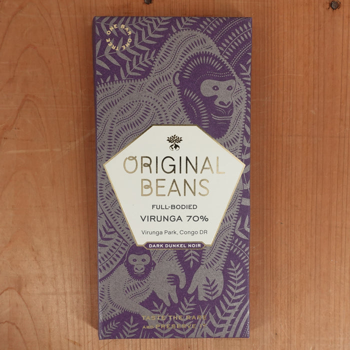 Original Beans Full-Bodied Virunga 70% Chocolate - 70g