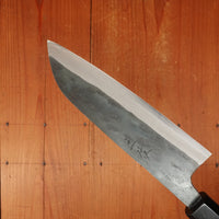 Tosa 165mm Santoku Kurouchi Stainless Clad Aogami 1 Octagonal Red Sandalwood & Pakka