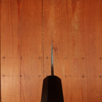 Tosa 165mm Santoku Kurouchi Stainless Clad Aogami 1 Octagonal Red Sandalwood & Pakka
