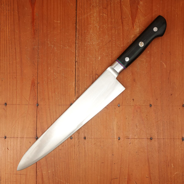 New Old Stock Hiro 240mm Gyuto Stainless Clad VG10 Pakka Western Handle