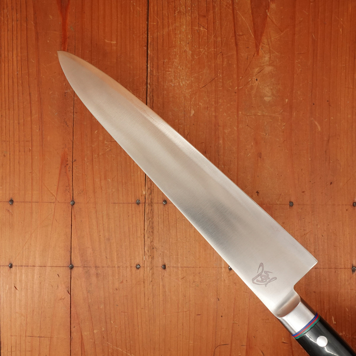 New Old Stock Hiro 240mm Gyuto Stainless Clad VG10 Pakka Western Handle