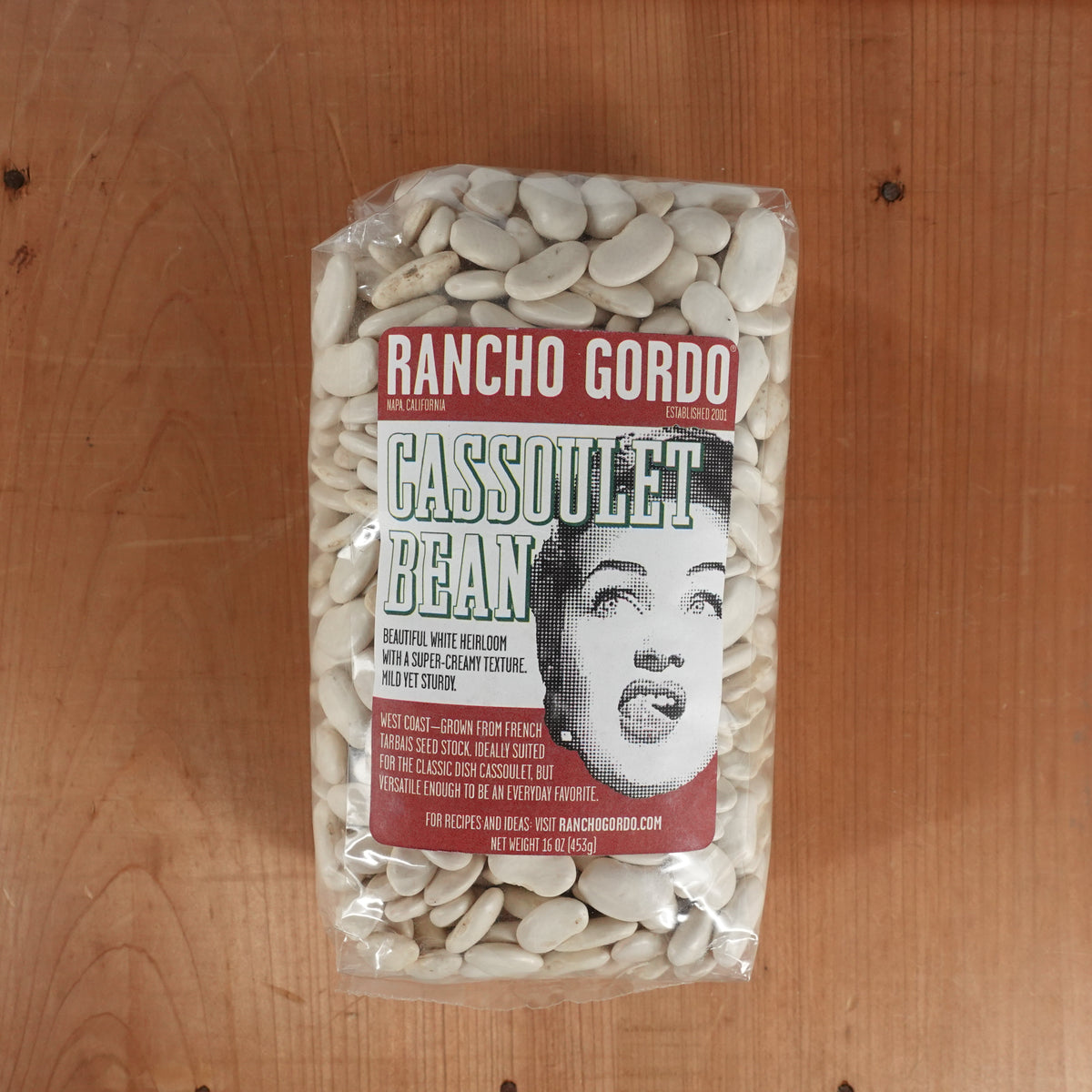 Rancho Gordo Cassoulet Bean (Tarbais) - 1lb