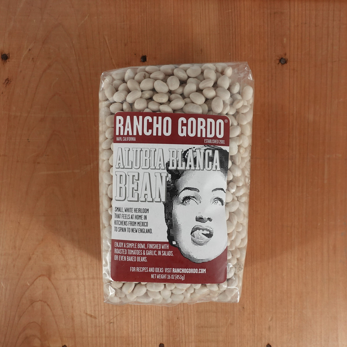 Rancho Gordo Alubia Blanca Beans - 1lb