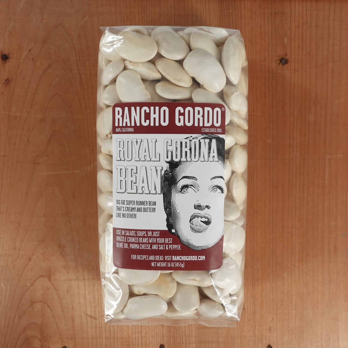 Rancho Gordo Royal Corona Beans - 1lb