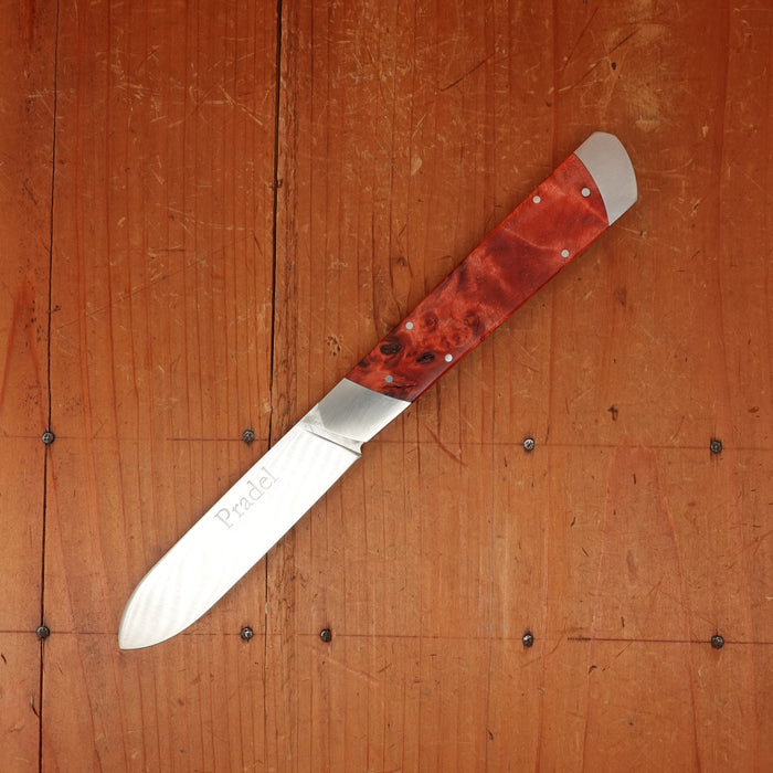 Fontenille Pataud Le Pradel 11.5cm Stabilized Red Poplar Burl Lockback