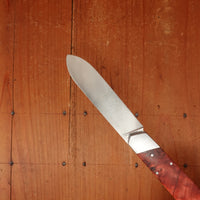 Fontenille Pataud Le Pradel 11.5cm Stabilized Red Poplar Burl Lockback