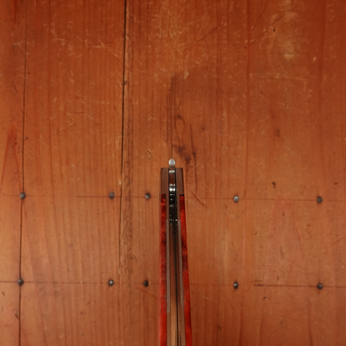 Fontenille Pataud Le Pradel 11.5cm Stabilized Red Poplar Burl Lockback
