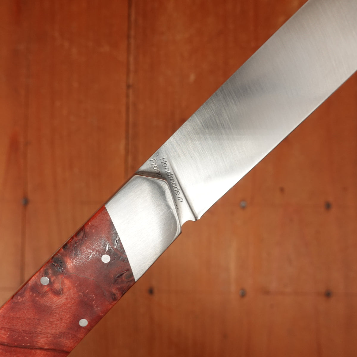 Fontenille Pataud Le Pradel 11.5cm Stabilized Red Poplar Burl Lockback