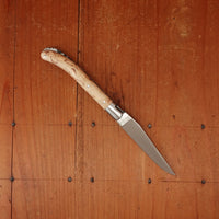 Fontenille Pataud Laguiole Le Pocket 10cm Pocket Knife Stainless Lockback Curly Birch