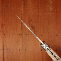 Fontenille Pataud Laguiole Le Pocket 10cm Pocket Knife Stainless Lockback Curly Birch
