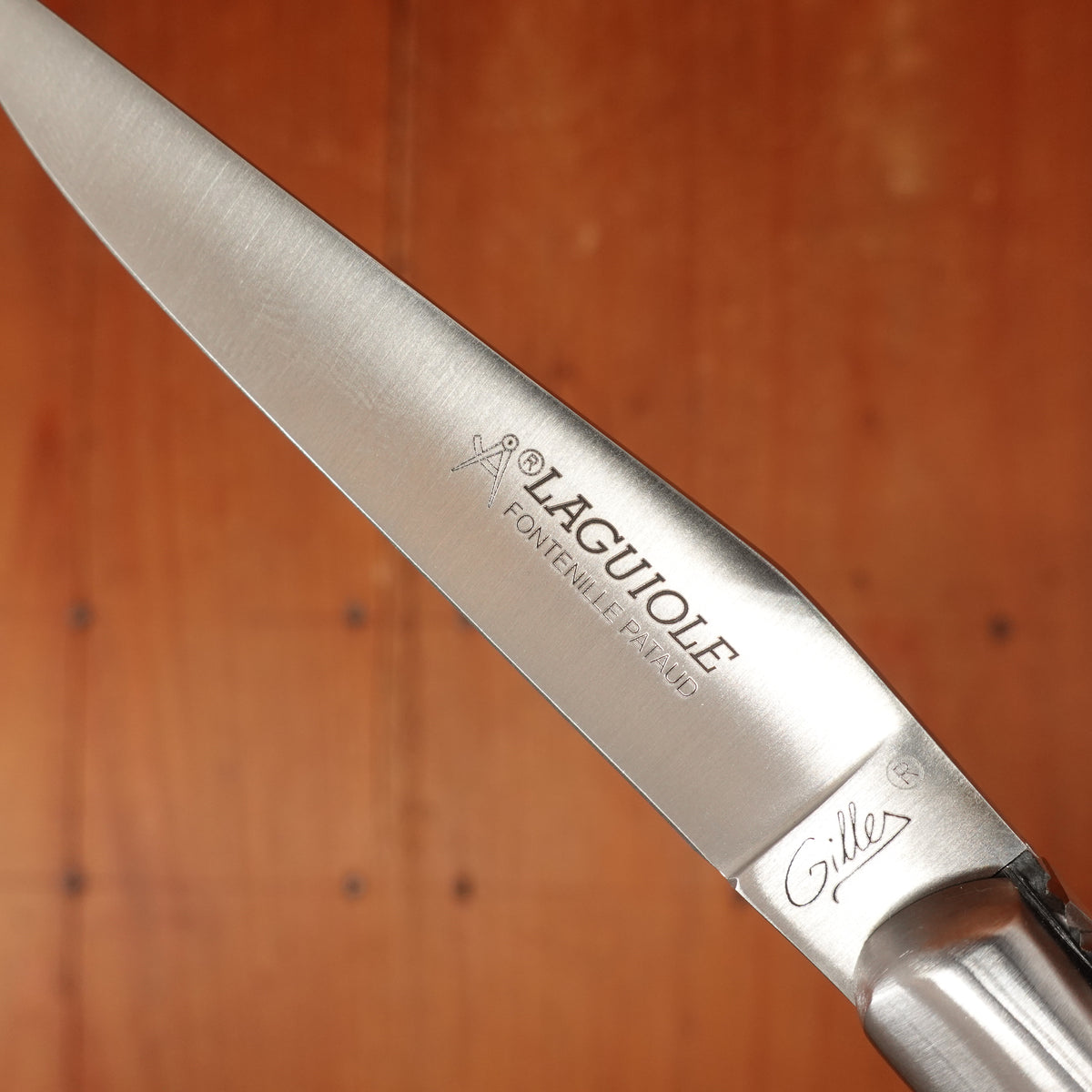 Fontenille Pataud Laguiole Le Pocket 10cm Pocket Knife Stainless Lockback Curly Birch
