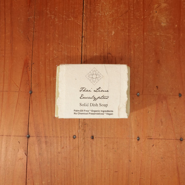 Thai Lime Eucalyptus Organic Solid Dish Soap