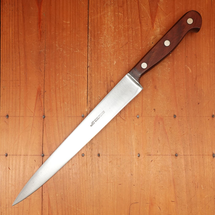 Ernst Röttgen 10.5" Slicer Carbon Steel & Pakka Solingen 1960s