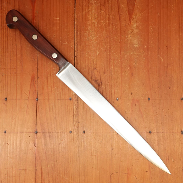 Ernst Röttgen 10.5" Slicer Carbon Steel & Pakka Solingen 1960s