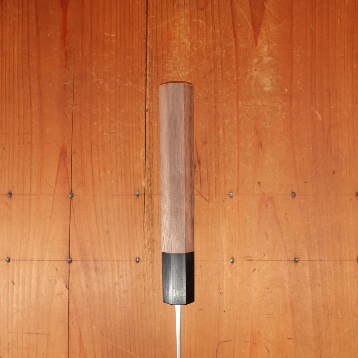 Hitohira Harima 165mm Santoku Stainless Clad Kurouchi Forged Aogami 2 Walnut Handle