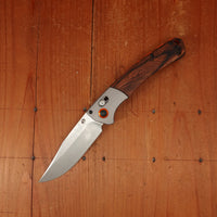 Benchmade 15080-2 Crooked River Clip Point CPM-S30V AXIS Lock Stabilized Wood Handle