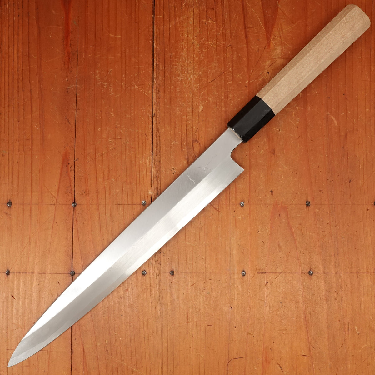 Hitohira Kikuchiyo Manzo 270mm Yanagi Shirogami 3 Ho Wood - LEFTY